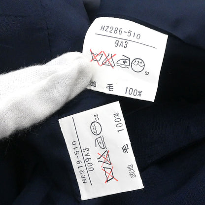 Yves Saint Laurent Setup Suit Jacket Skirt Navy #M