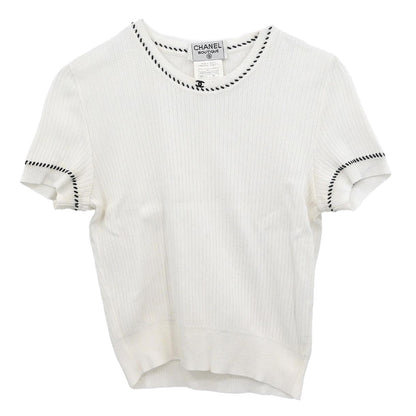 Chanel Short Sleeve Top White #38