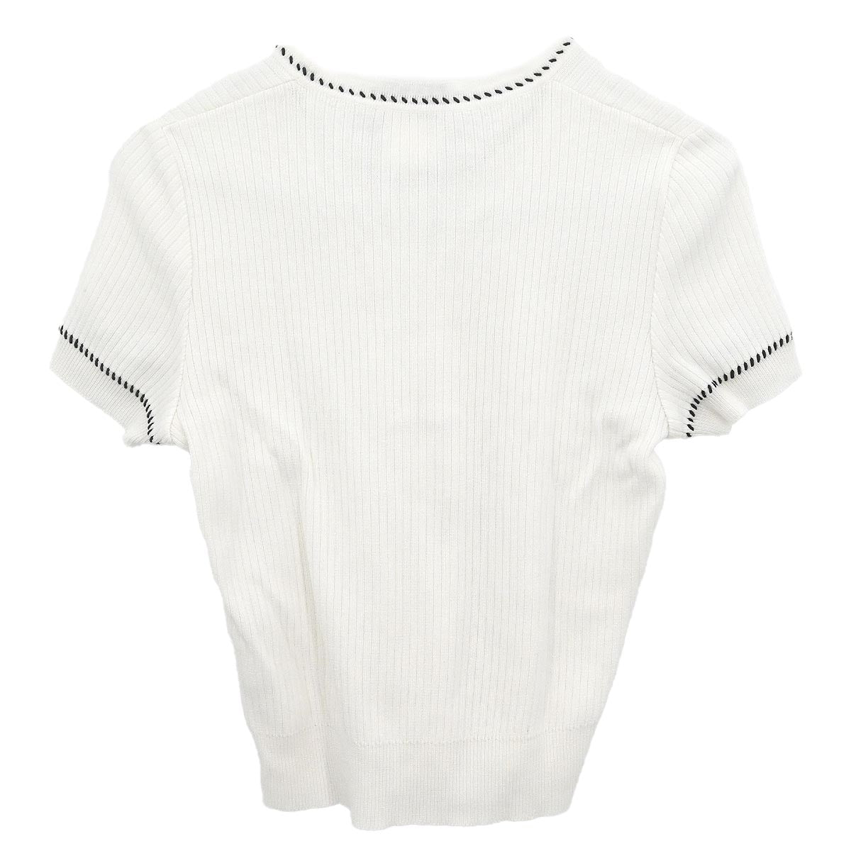 Chanel Short Sleeve Top White #38