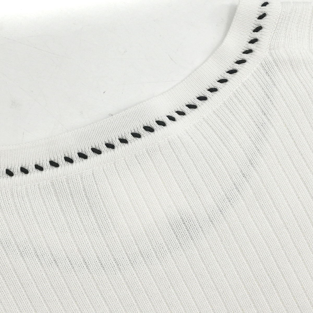 Chanel Short Sleeve Top White #38