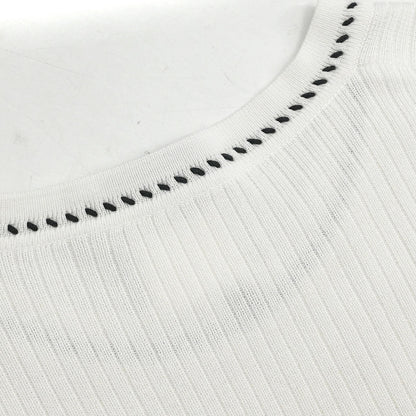 Chanel Short Sleeve Top White #38