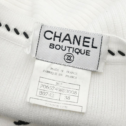 Chanel Short Sleeve Top White #38