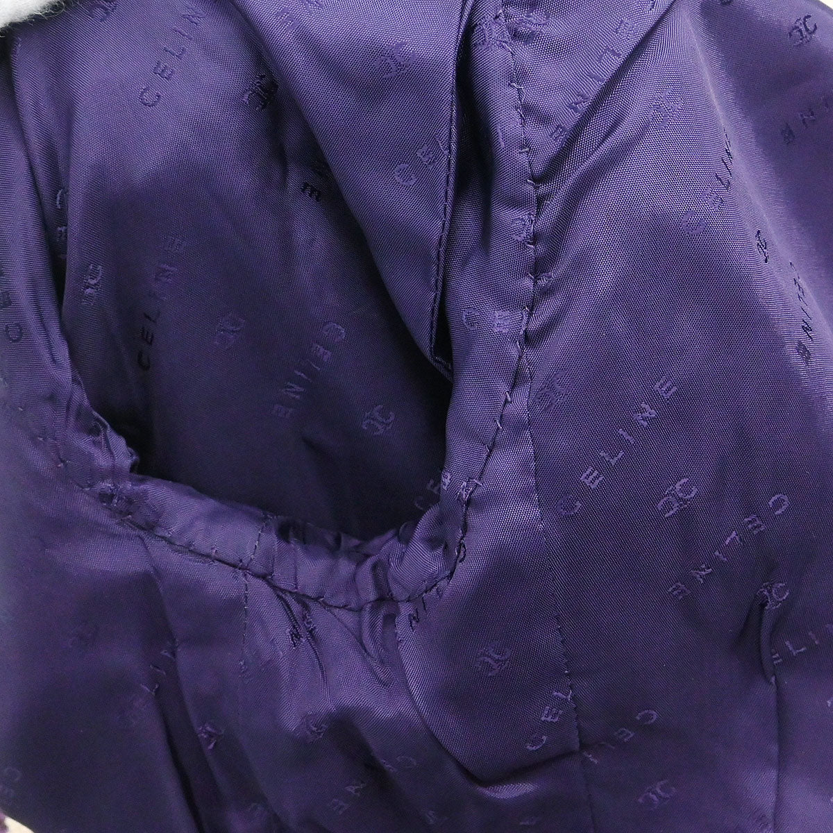 Celine Single Breasted Houndstooth Jacket Brown #38