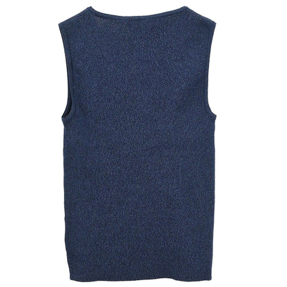 Chanel 2000 Sleeveless Tank Top Navy  #38