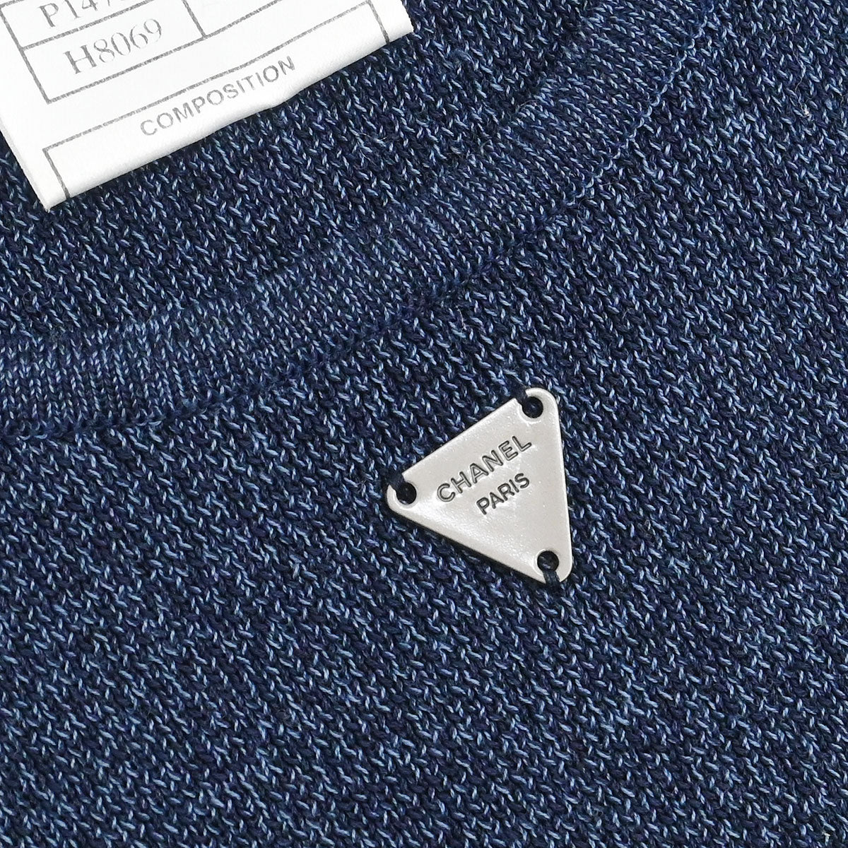 Chanel 2000 Sleeveless Tank Top Navy  #38