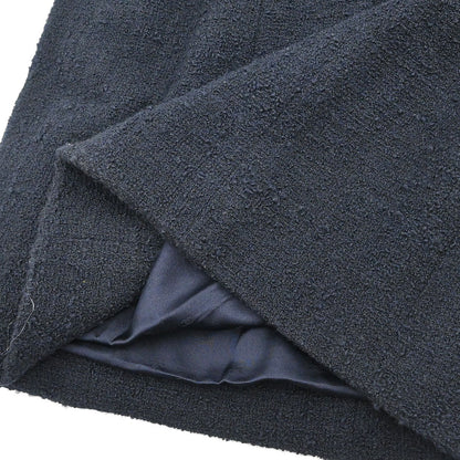 Chanel 1994 Setup Suit Jacket Skirt Dark Navy #40