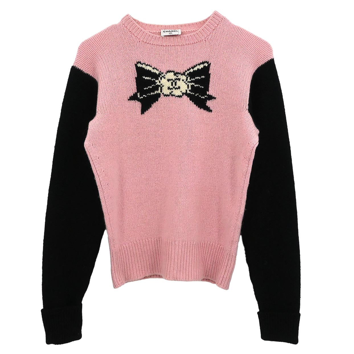 Chanel Sweater Knit Top Pink