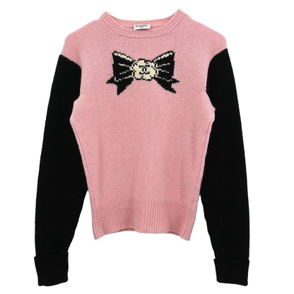 Chanel Sweater Knit Top Pink