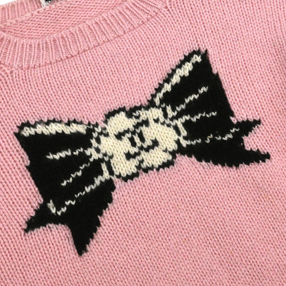 Chanel Sweater Knit Top Pink