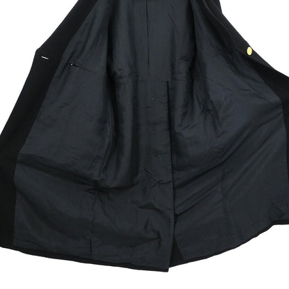 Chanel 2001 Double Breasted Long Jacket Black #38