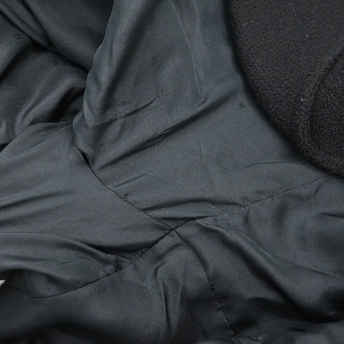 Chanel 2001 Double Breasted Long Jacket Black #38