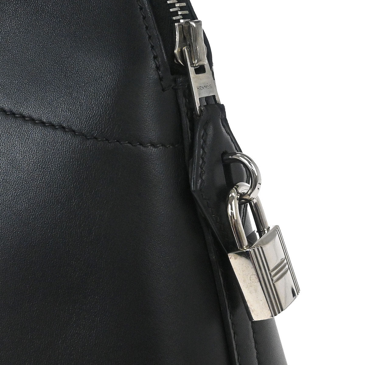 Hermes Black Box Calf Bolide 31 2way Shoulder Handbag