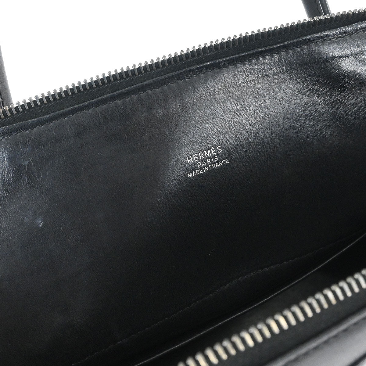 Hermes Black Box Calf Bolide 31 2way Shoulder Handbag