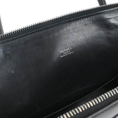 Hermes Black Box Calf Bolide 31 2way Shoulder Handbag