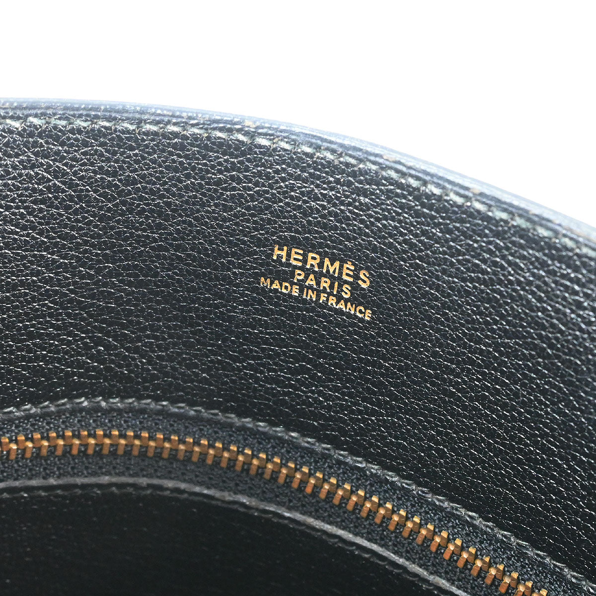 Hermes Black Ardennes Cadena Kelly Shoulder Bag