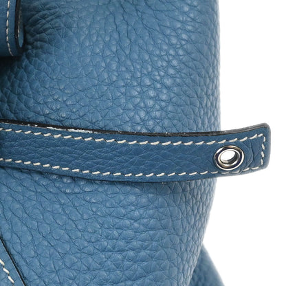 Hermes Blue Jean Taurillon Clemence Picotin Lock 18 PM Handbag