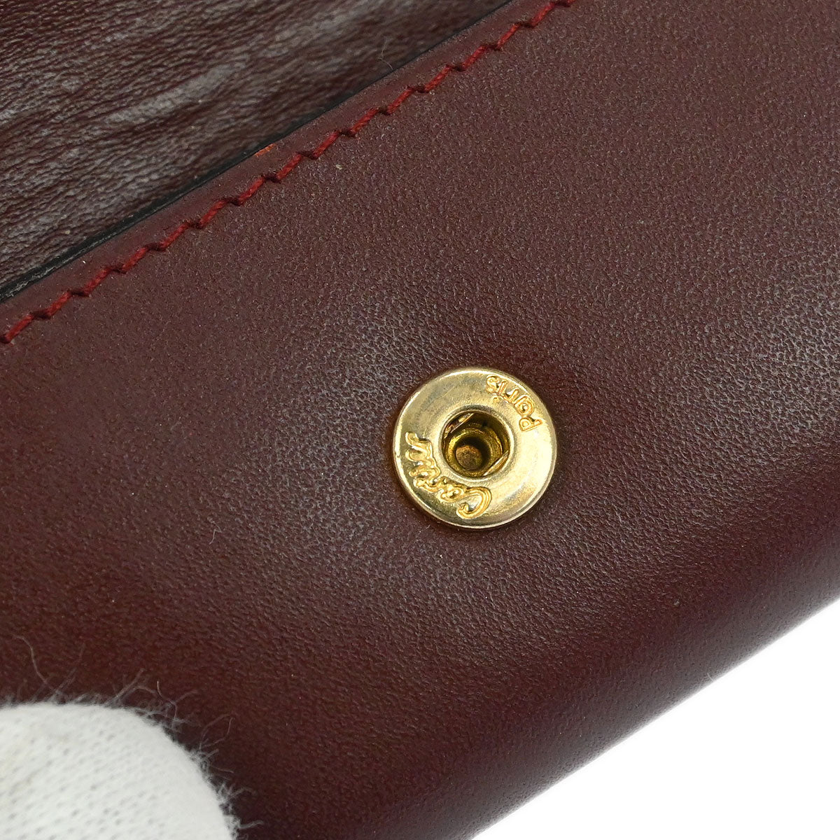 Cartier Bordeaux Must de Cartier Key Case Small Good