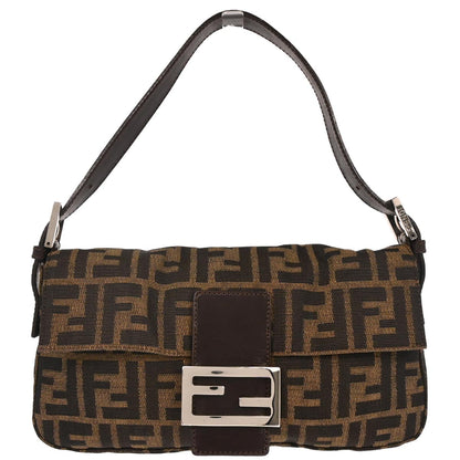 Fendi Brown Zucca Baguette Handbag