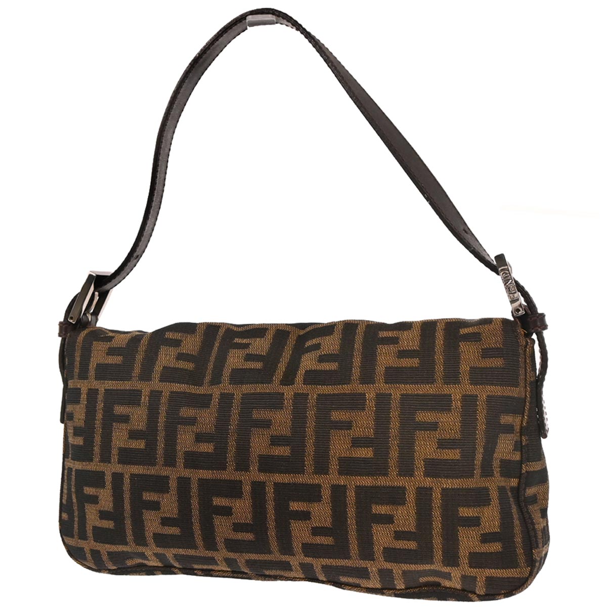 Fendi Brown Zucca Baguette Handbag