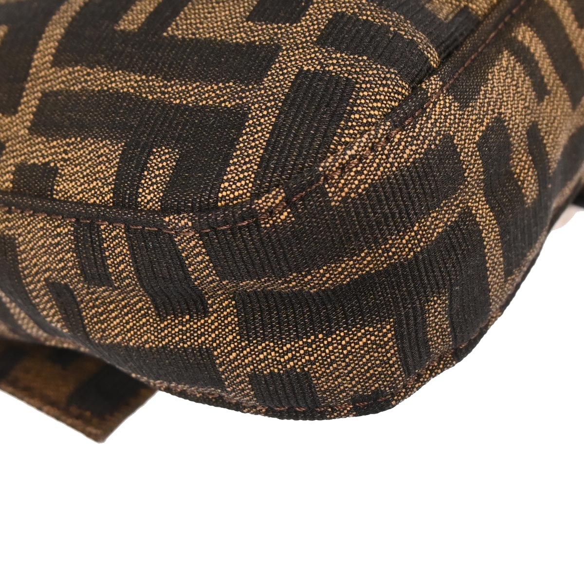 Fendi Brown Zucca Baguette Handbag