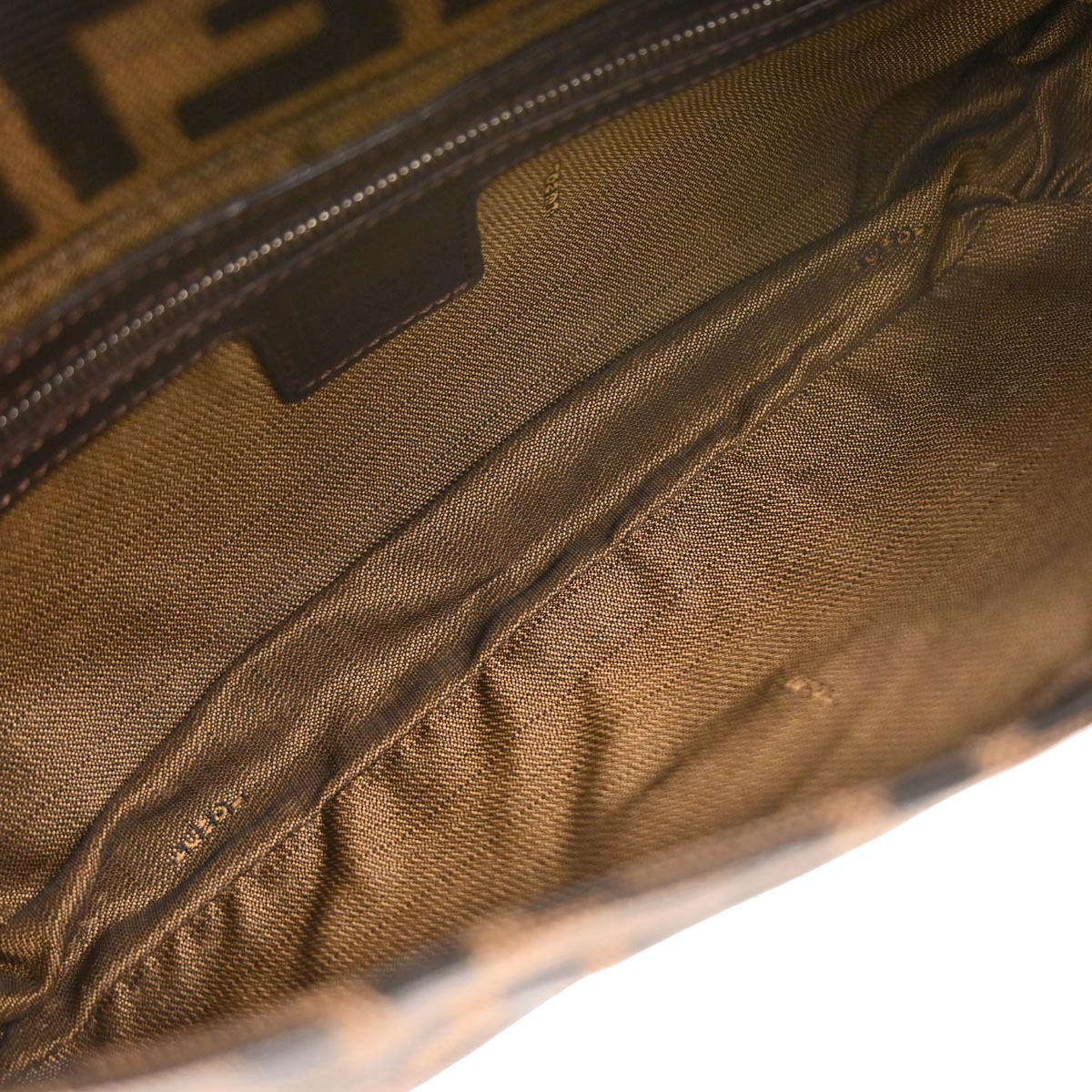 Fendi Brown Zucca Baguette Handbag