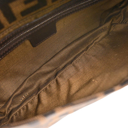 Fendi Brown Zucca Baguette Handbag