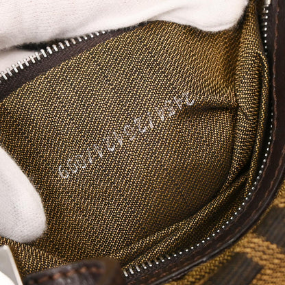 Fendi Brown Zucca Baguette Handbag