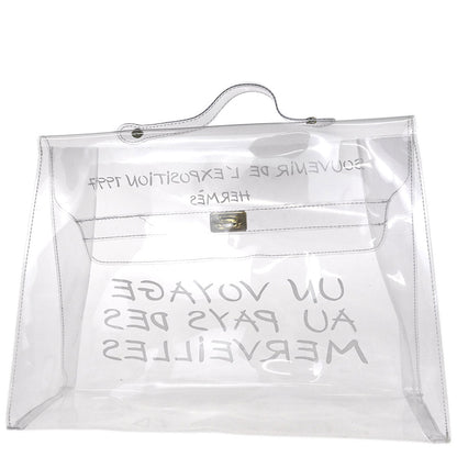 Hermes Clear Kelly Vinyl Handbag