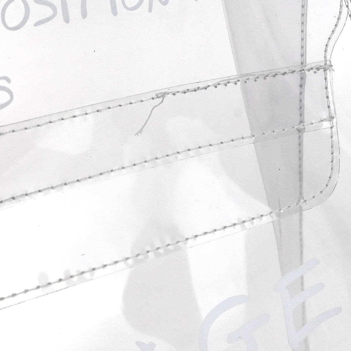 Hermes Clear Kelly Vinyl Handbag