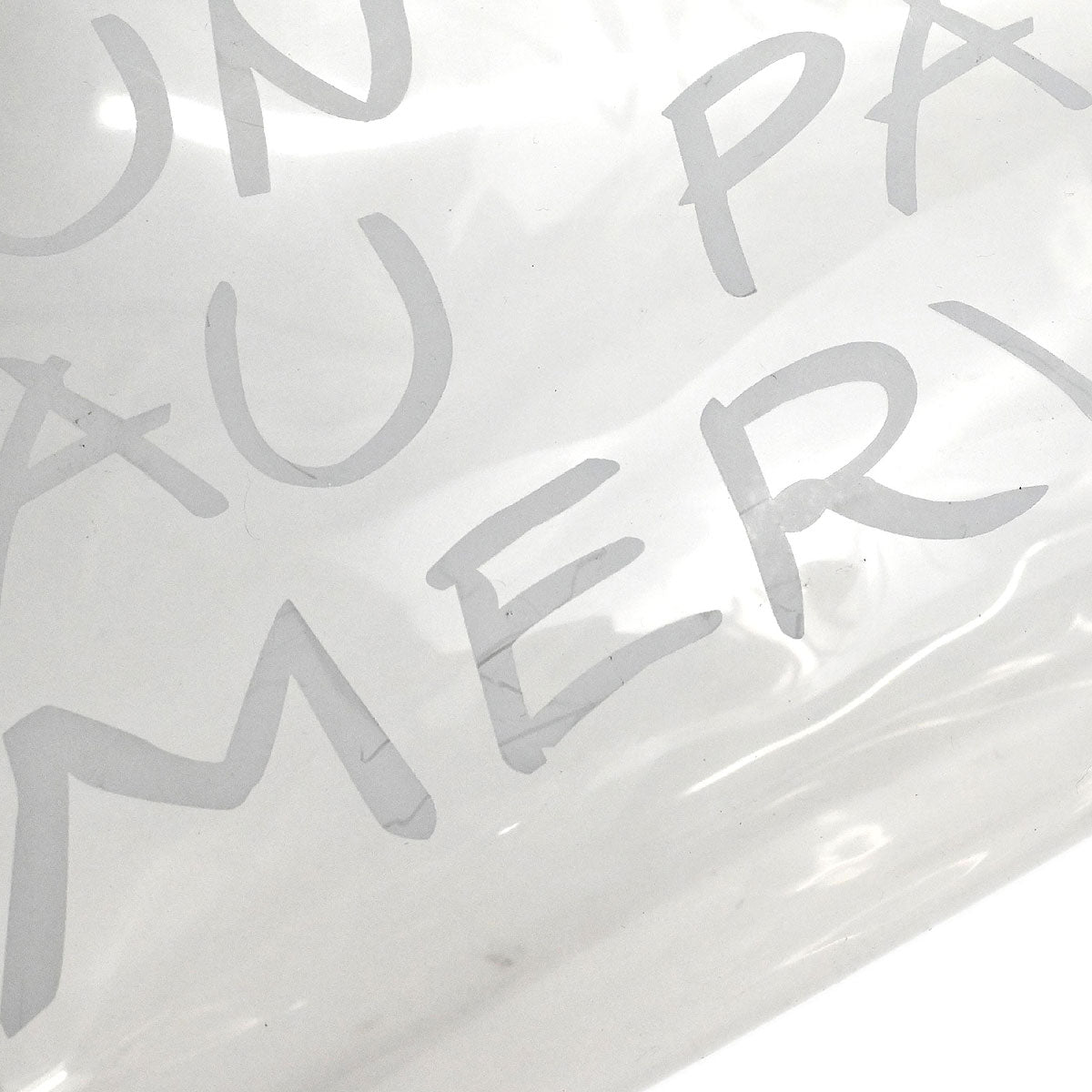 Hermes Clear Kelly Vinyl Handbag