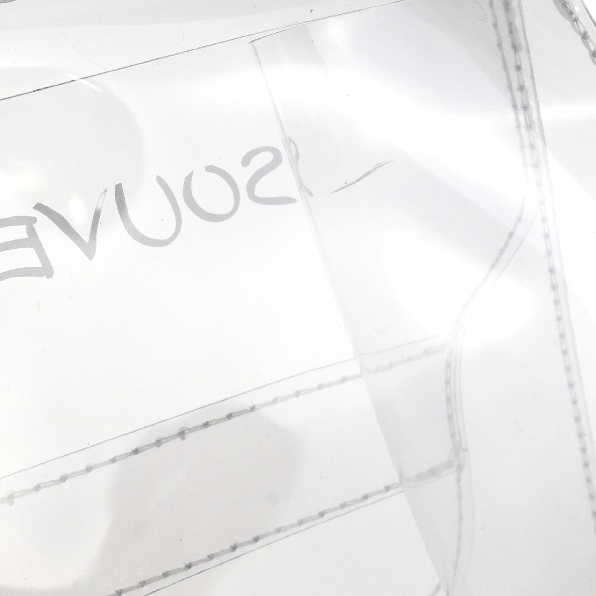 Hermes Clear Kelly Vinyl Handbag