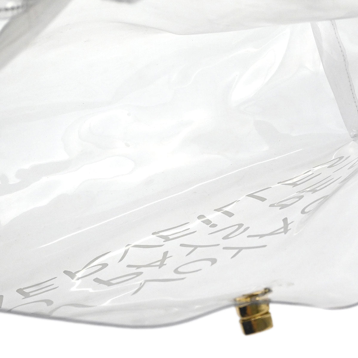 Hermes Clear Kelly Vinyl Handbag