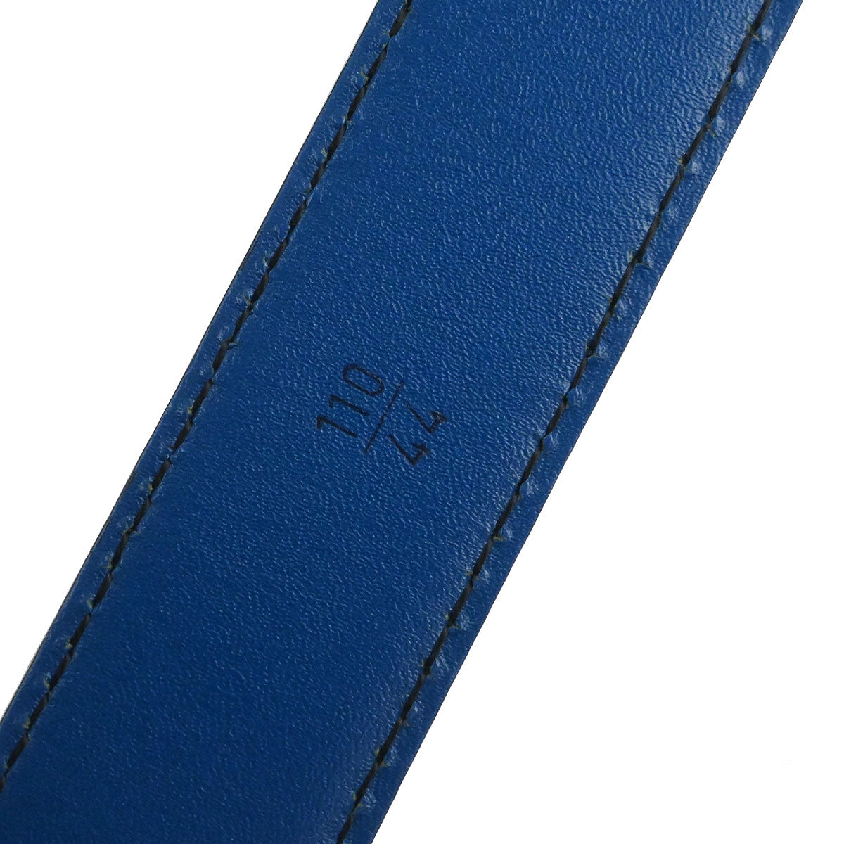 Louis Vuitton Blue Epi Ceinture Belt R15005 #110/44 Small Good