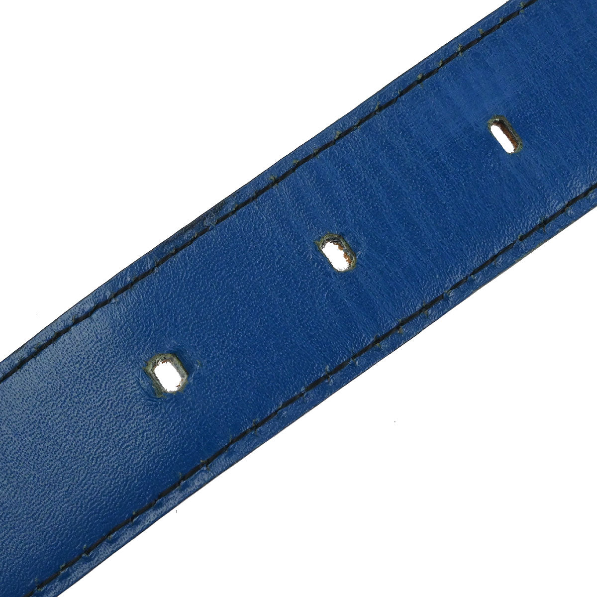 Louis Vuitton Blue Epi Ceinture Belt R15005 #110/44 Small Good