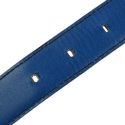 Louis Vuitton Blue Epi Ceinture Belt R15005 #110/44 Small Good