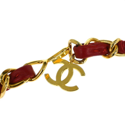 Chanel Red Lambskin Classic Flap Micro Bum Belt Bag