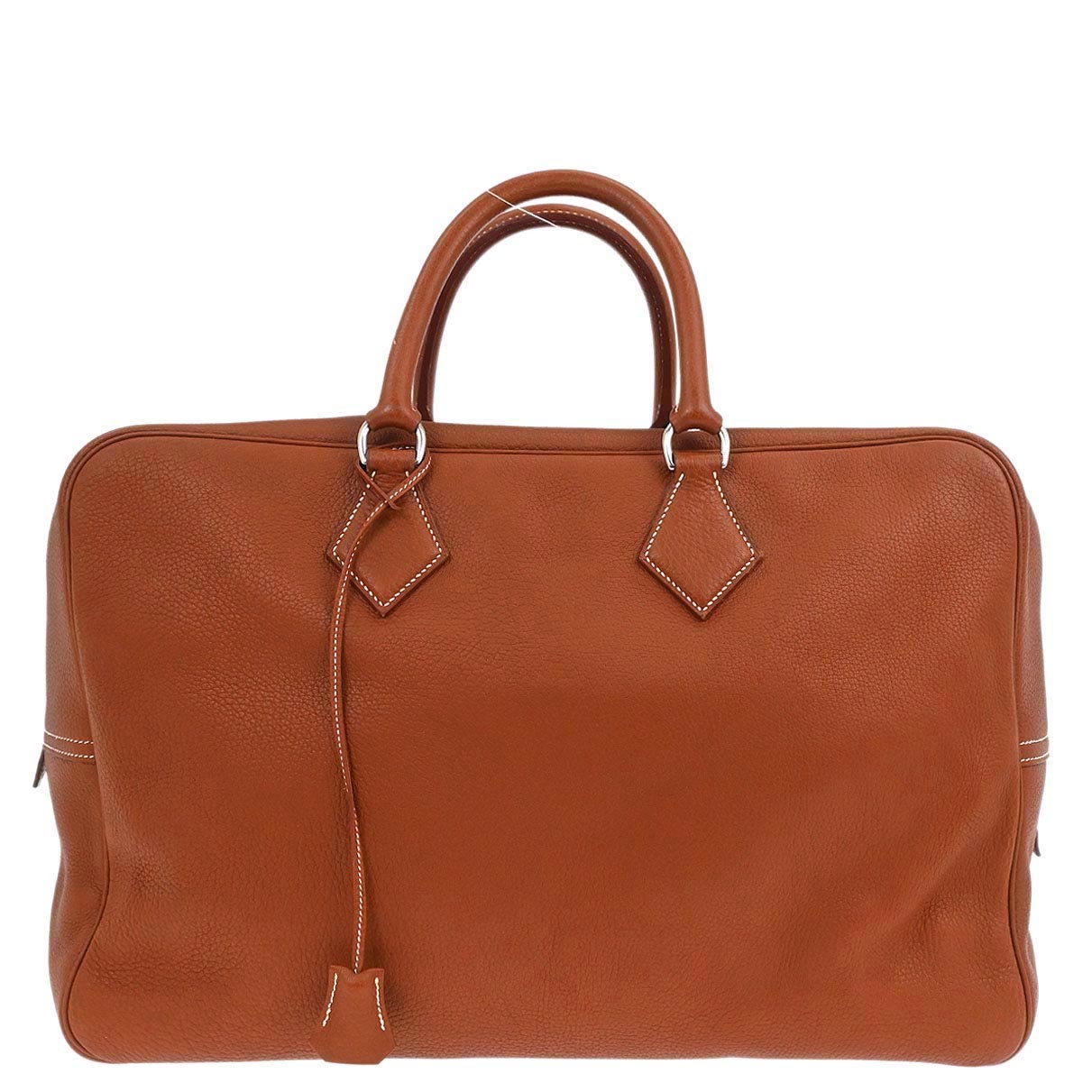 Hermes Etrusque Taurillon Clemence Plume 45 Duffle Handbag