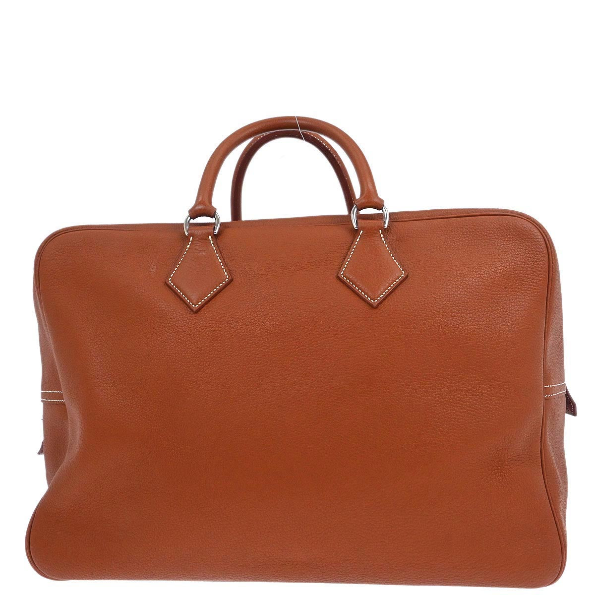 Hermes Etrusque Taurillon Clemence Plume 45 Duffle Handbag