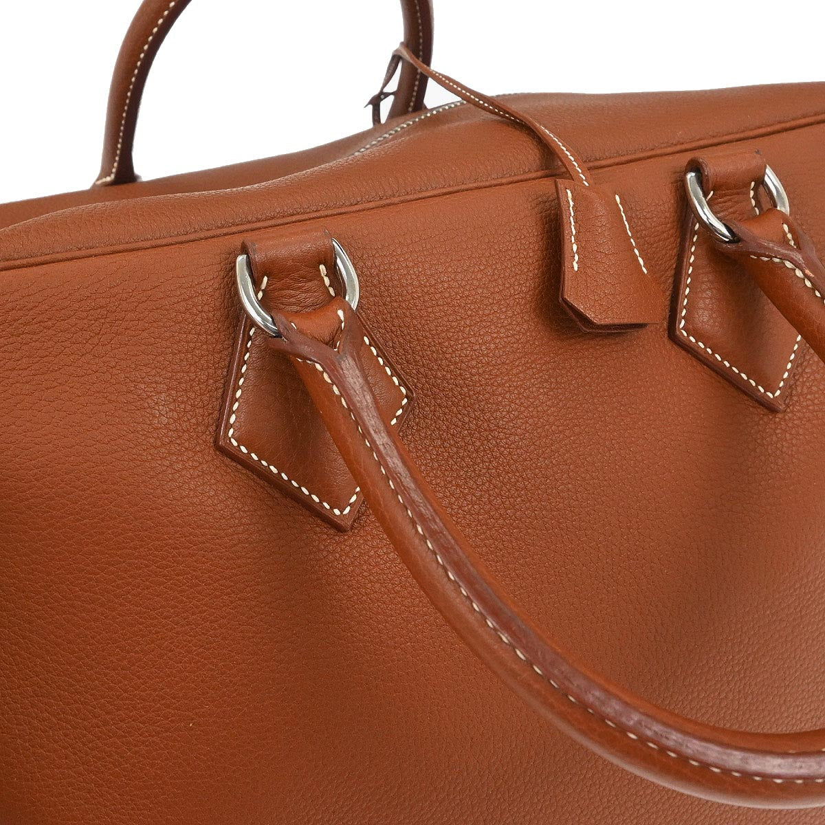 Hermes Etrusque Taurillon Clemence Plume 45 Duffle Handbag