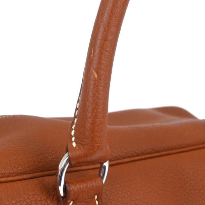 Hermes Etrusque Taurillon Clemence Plume 45 Duffle Handbag