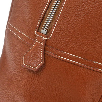 Hermes Etrusque Taurillon Clemence Plume 45 Duffle Handbag