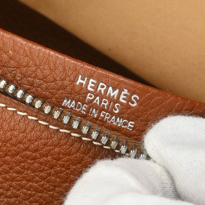 Hermes Etrusque Taurillon Clemence Plume 45 Duffle Handbag