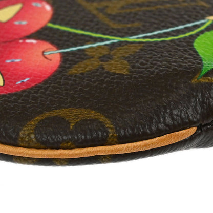 Louis Vuitton Cherry Porte Monnaie Rond Coin Case Wallet M95043