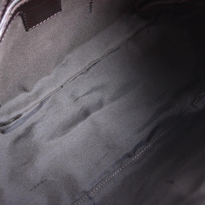 Fendi Brown Canvas Zucca Mamma Baguette Handbag