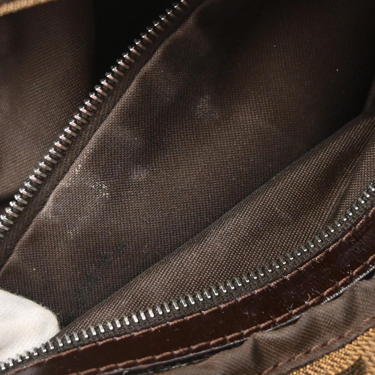 Fendi Brown Zucca Baguette Handbag