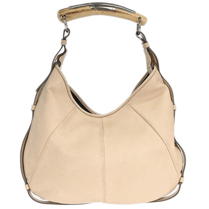 Yves Saint Laurent Beige Leather Mombasa Handbag