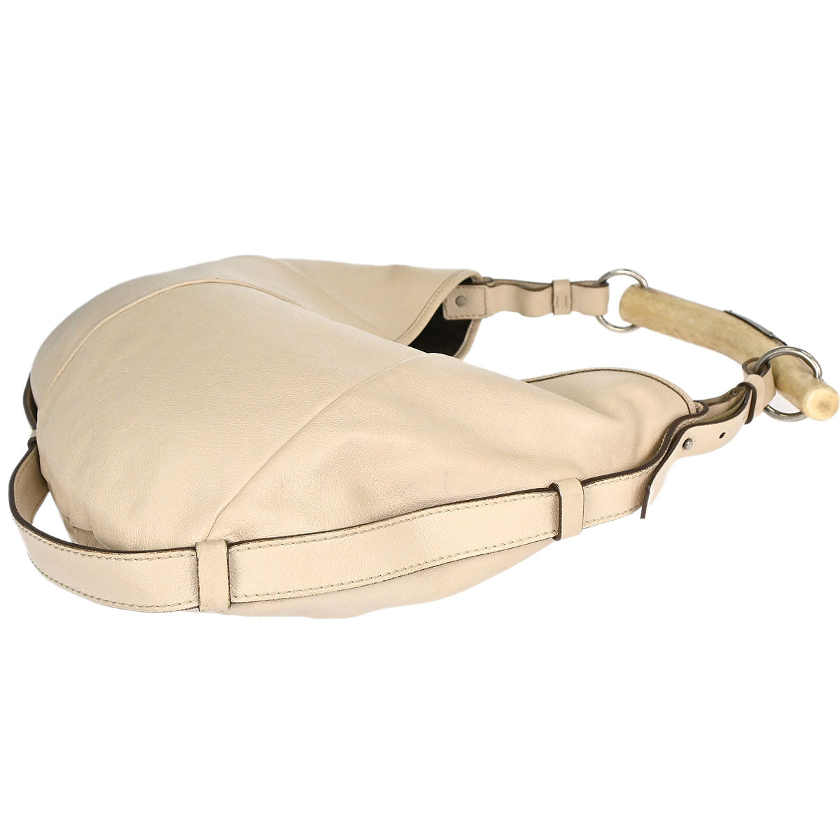 Yves Saint Laurent Beige Leather Mombasa Handbag