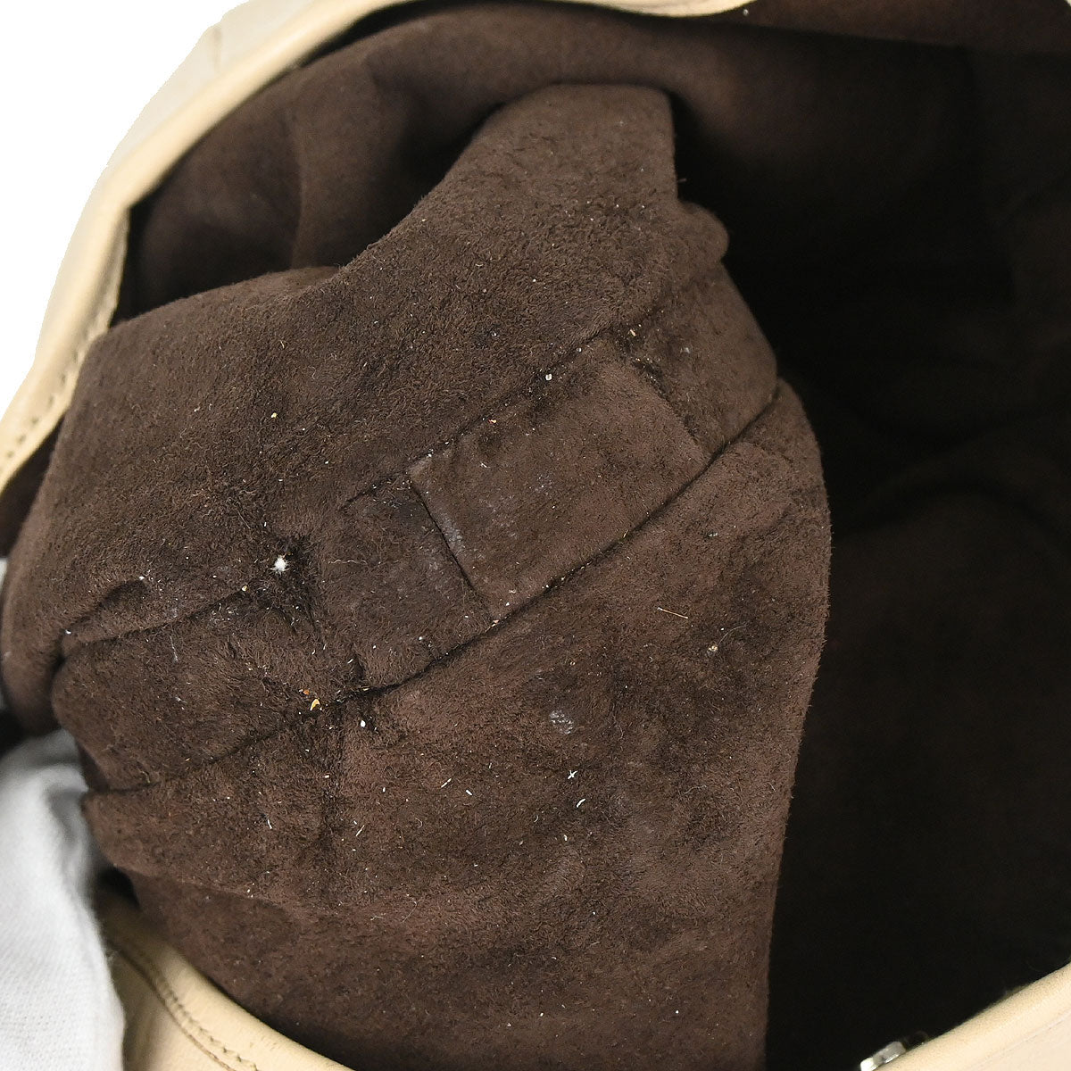 Yves Saint Laurent Beige Leather Mombasa Handbag
