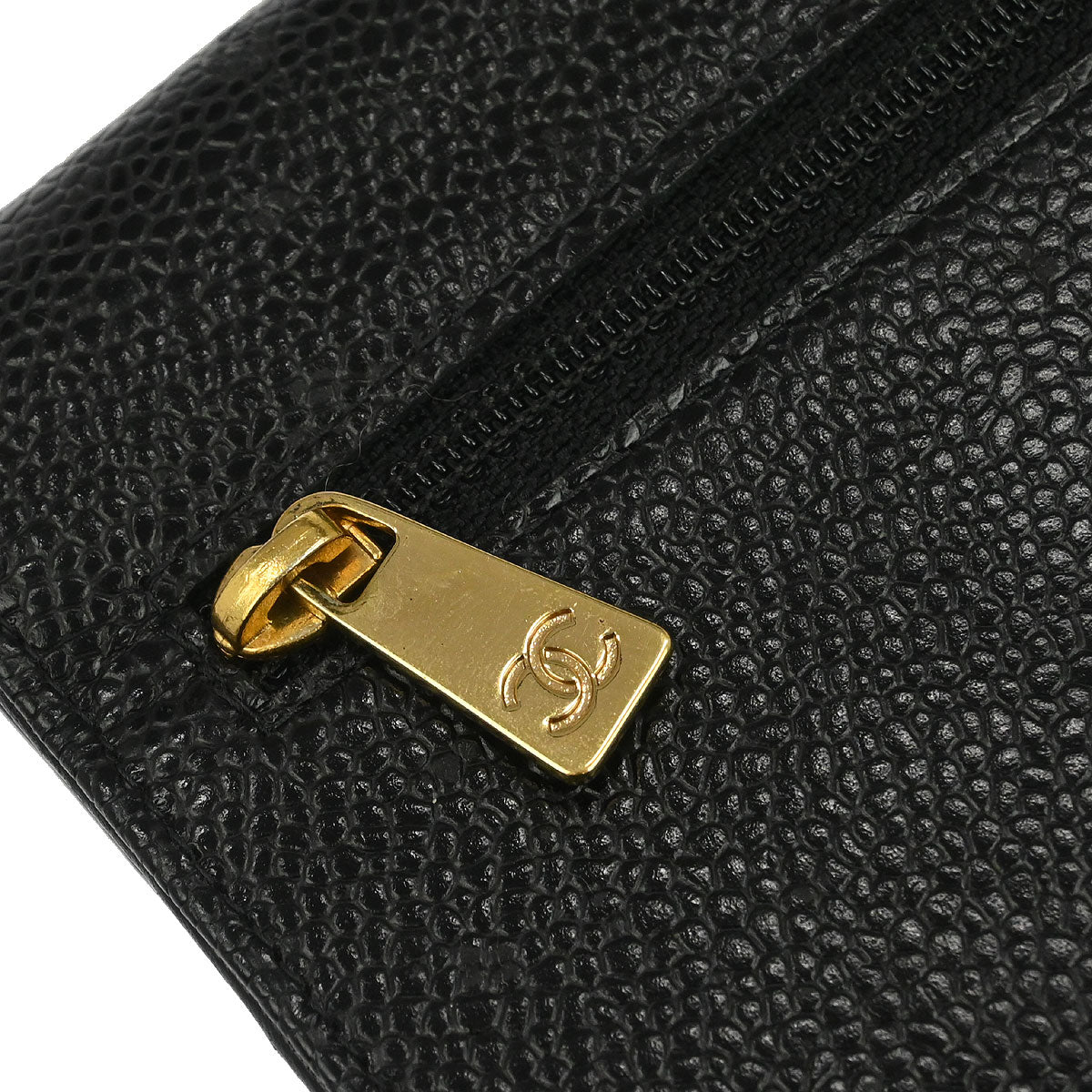 Chanel Black Caviar Skin Timeless Wallet on Chain WOC