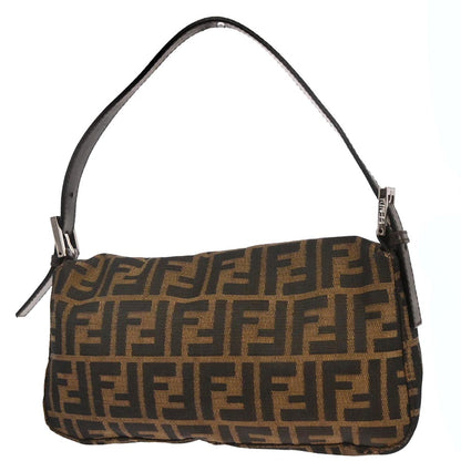 Fendi Brown Zucca Baguette Handbag
